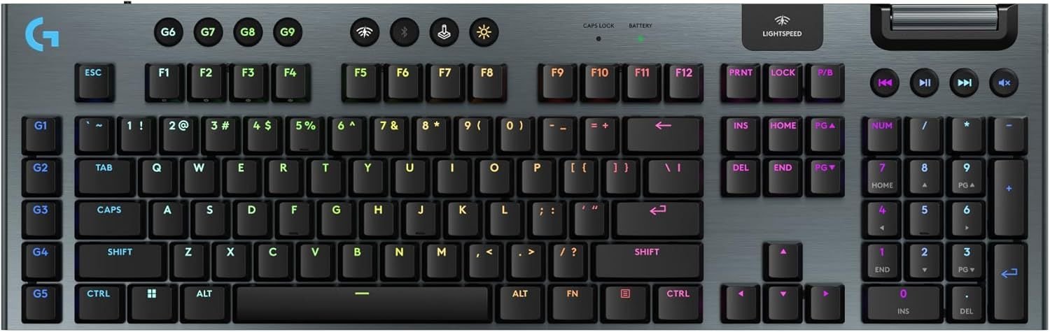 Logitech G915 X LightSpeed Wireless GL Brown Tactile Gaming Keyboard