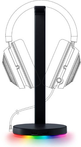 Razer Base Station V2 Chroma Headset Stand USB Hub - Image 3
